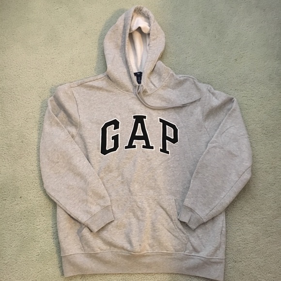 gap logo fleece pullover hoodie